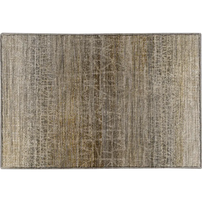 Machine Washable Nexus Beige 1\'8\" x 2\'6\" Rug