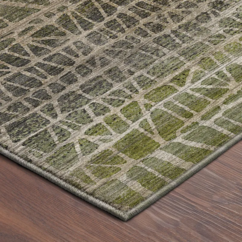 Machine Washable Nexus Fern 8\' x 10\' Rug