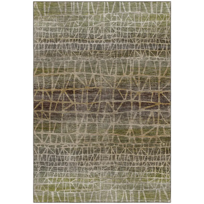 Machine Washable Nexus Fern 8\' x 10\' Rug
