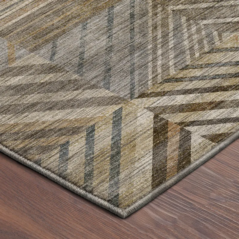 Machine Washable Nexus Beige 8\' x 10\' Rug