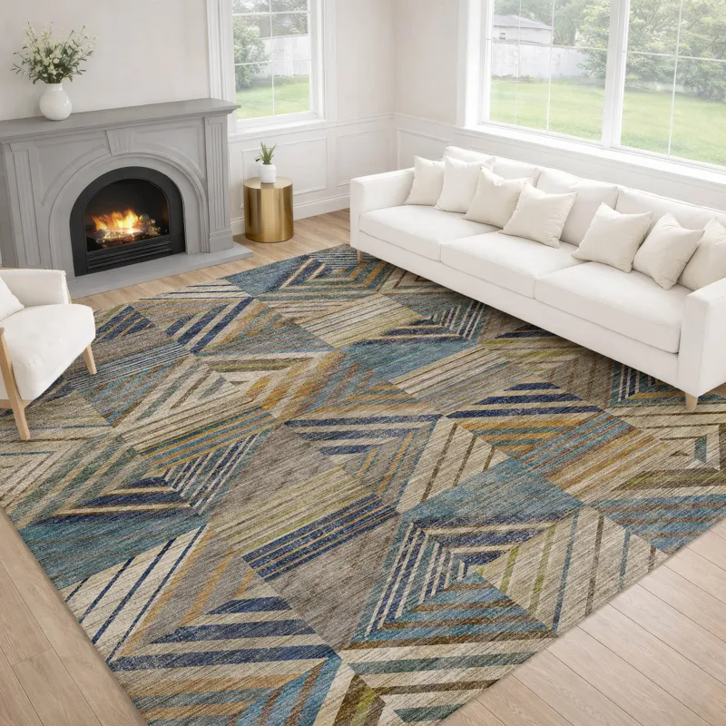 Machine Washable Nexus Denim 8\' x 10\' Rug