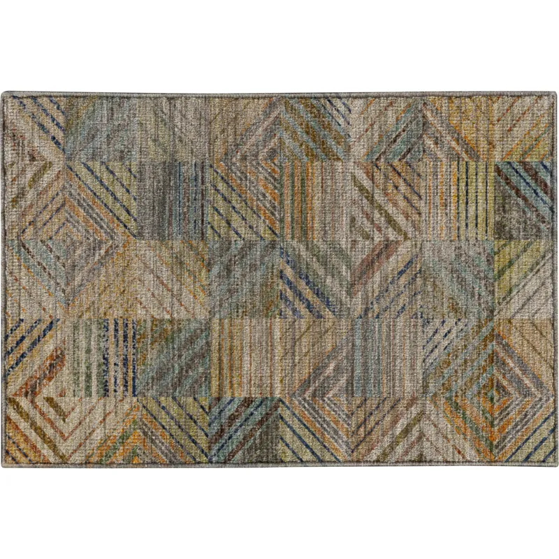 Machine Washable Nexus Multi 1\'8\" x 2\'6\" Rug