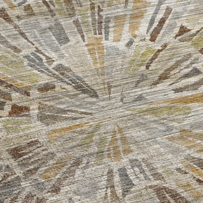Machine Washable Nexus Ivory 3\' x 5\' Rug