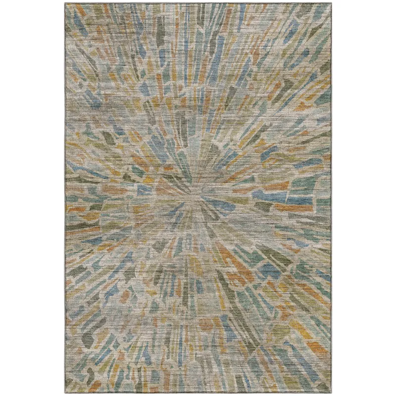 Machine Washable Nexus Seaside 3\' x 5\' Rug