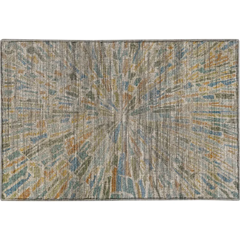 Machine Washable Nexus Seaside 1\'8\" x 2\'6\" Rug