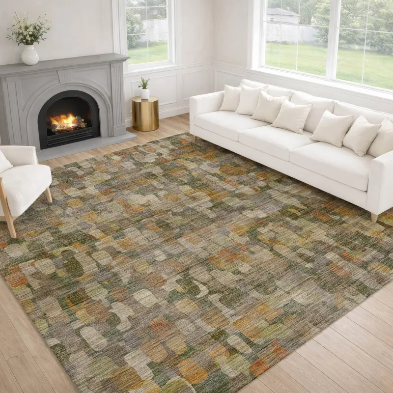 Machine Washable Nexus Basil 6\'6\" x 9\'6\" Rug