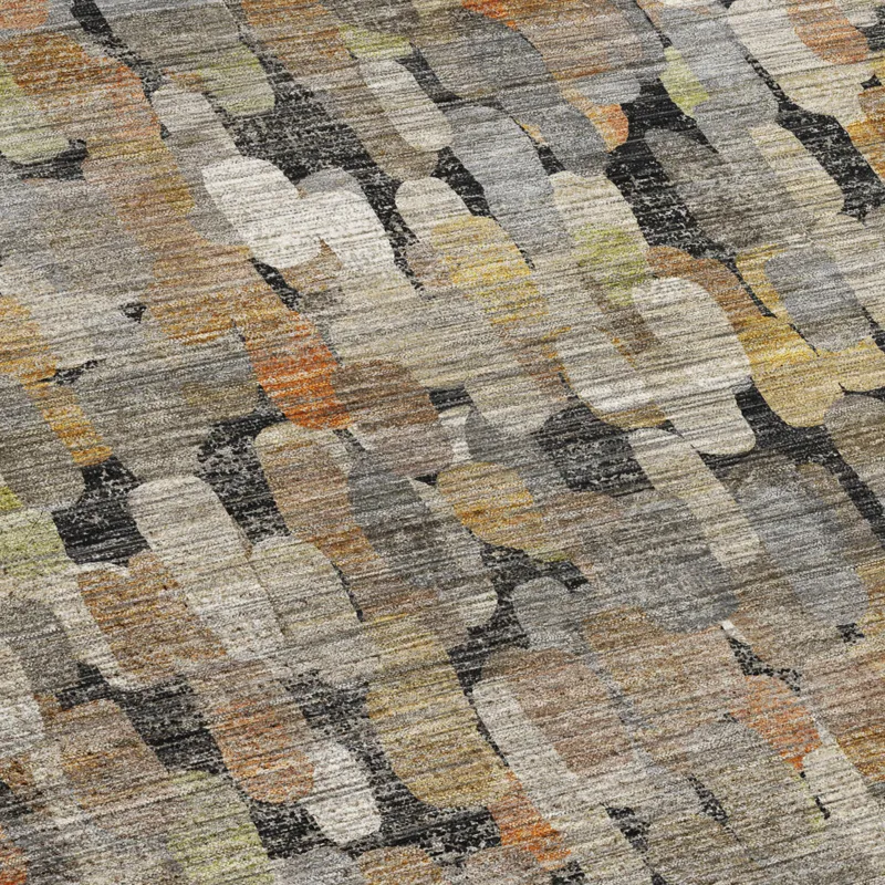 Machine Washable Nexus Black 2\'3\" x 7\'6\" Runner Rug