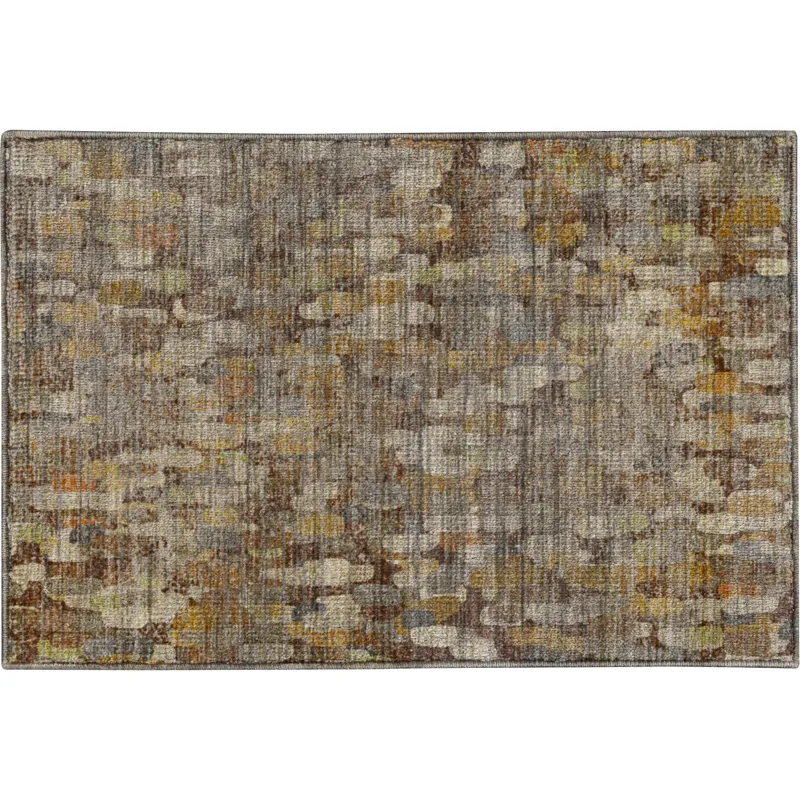 Machine Washable Nexus Chocolate 1\'8\" x 2\'6\" Rug