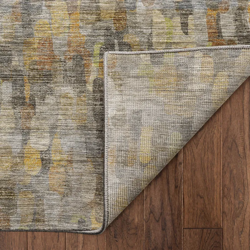 Machine Washable Nexus Gray 2\'3\" x 7\'6\" Runner Rug