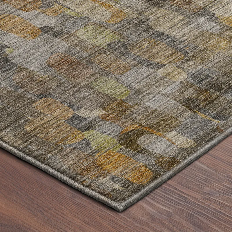 Machine Washable Nexus Gray 2\'3\" x 7\'6\" Runner Rug