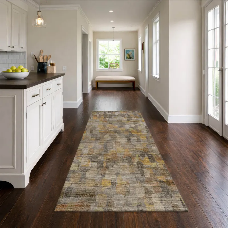 Machine Washable Nexus Gray 2\'3\" x 7\'6\" Runner Rug