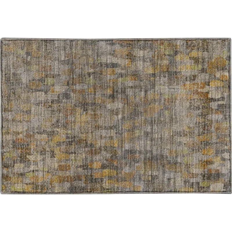 Machine Washable Nexus Gray 1\'8\" x 2\'6\" Rug