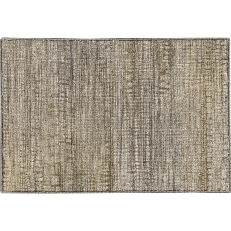 Machine Washable Nexus Beige 1\'8\" x 2\'6\" Rug