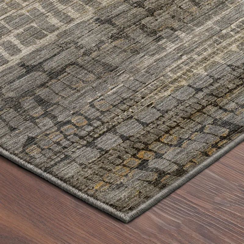 Machine Washable Nexus Gray 9\' x 12\' Rug