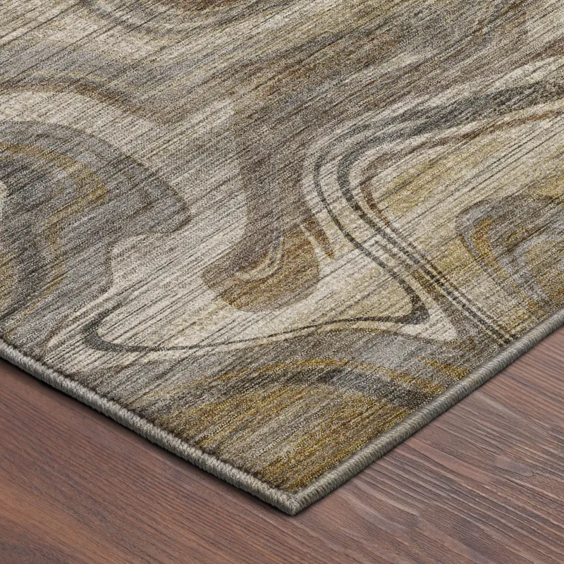 Machine Washable Nexus Ivory 9\' x 12\' Rug