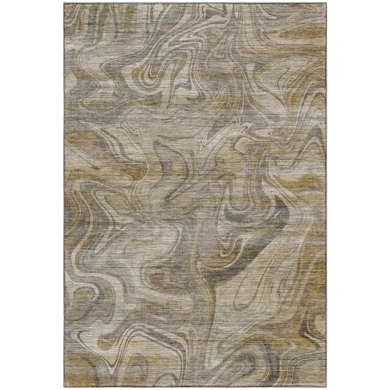 Machine Washable Nexus Ivory 9\' x 12\' Rug