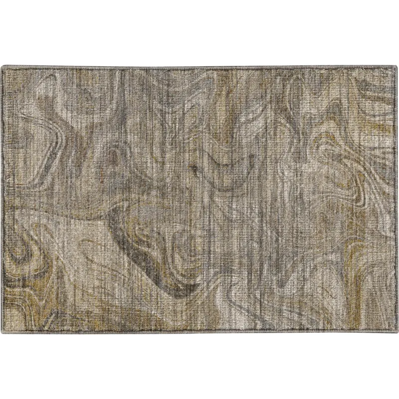 Machine Washable Nexus Ivory 1\'8\" x 2\'6\" Rug