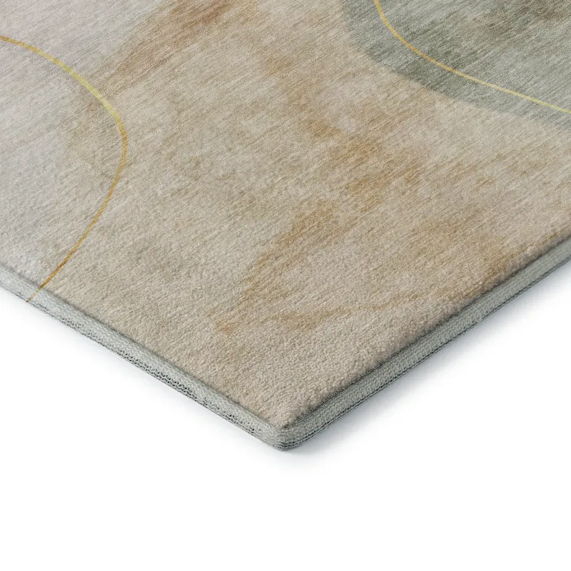 Luxury Washable Odyssey Beige 8\' x 10\' Rug