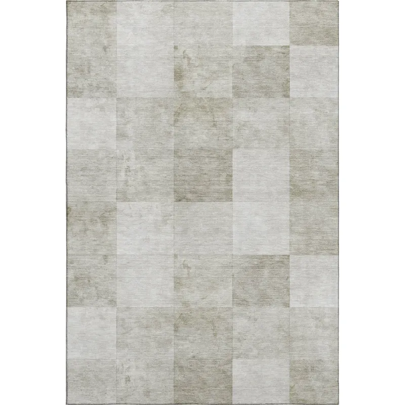 Machine Washable Indoor/Outdoor Pacifica Beige 2\'6\" x 3\'10\" Rug