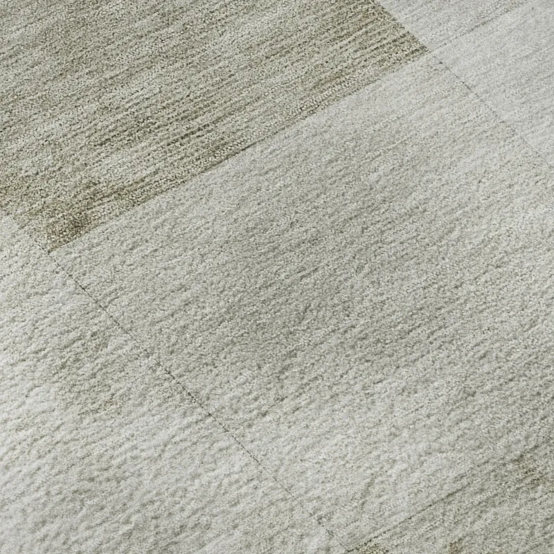 Machine Washable Indoor/Outdoor Pacifica Beige 8\' x 8\' Round Rug