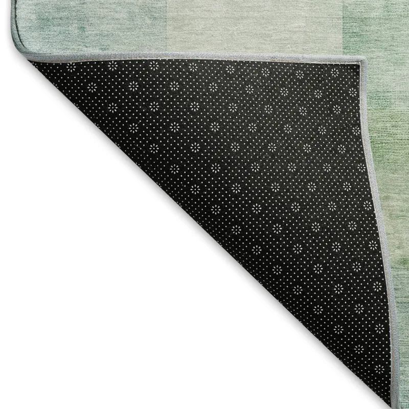 Machine Washable Indoor/Outdoor Pacifica Seafoam 2\'3\" x 7\'6\" Runner Rug