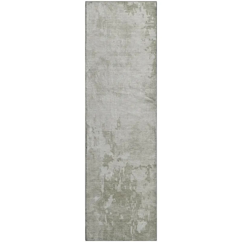 Machine Washable Indoor/Outdoor Pacifica Linen 2\'3\" x 7\'6\" Runner Rug