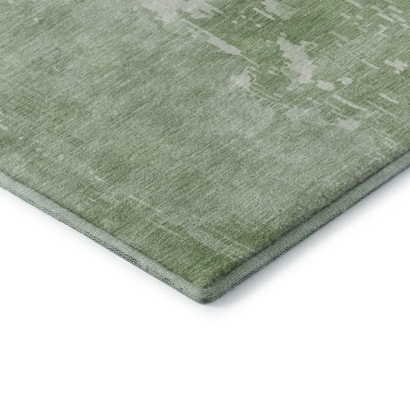 Machine Washable Indoor/Outdoor Pacifica Mint 5\' x 7\'6\" Rug