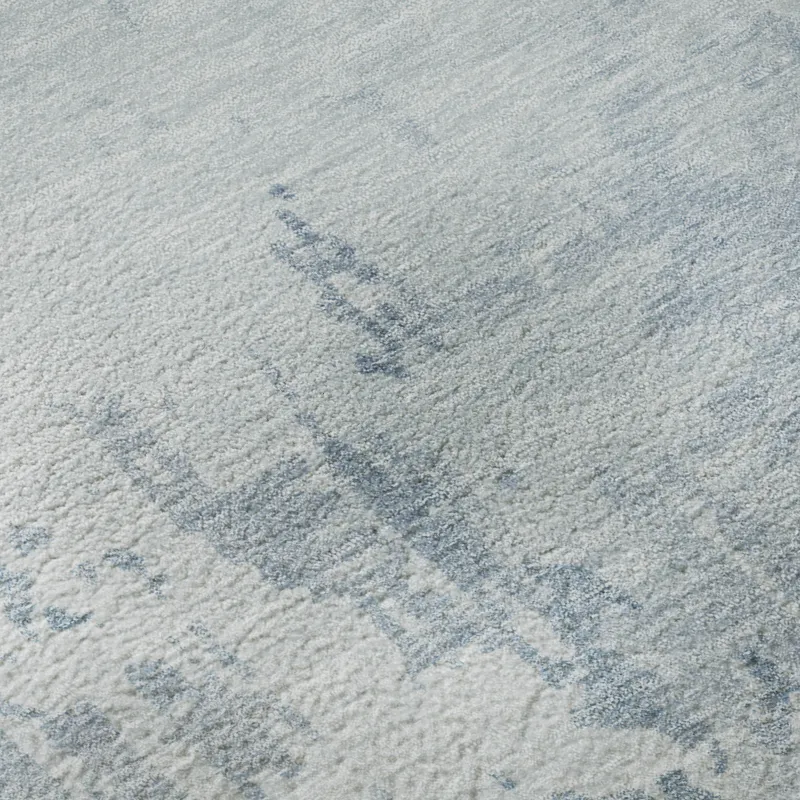 Machine Washable Indoor/Outdoor Pacifica Sky 2\'3\" x 7\'6\" Runner Rug