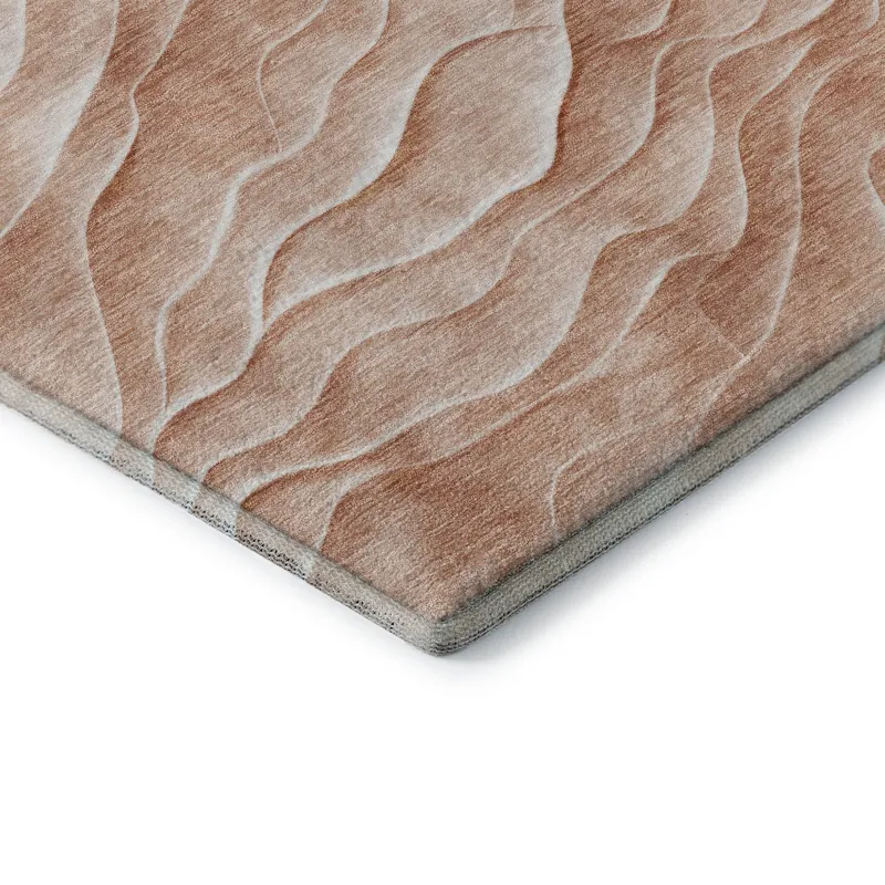 Machine Washable Indoor/Outdoor Pacifica Coral 2\'6\" x 3\'10\" Rug