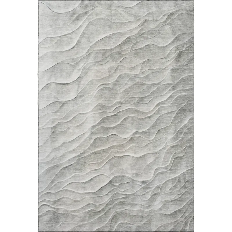 Machine Washable Indoor/Outdoor Pacifica Taupe 2\'6\" x 3\'10\" Rug