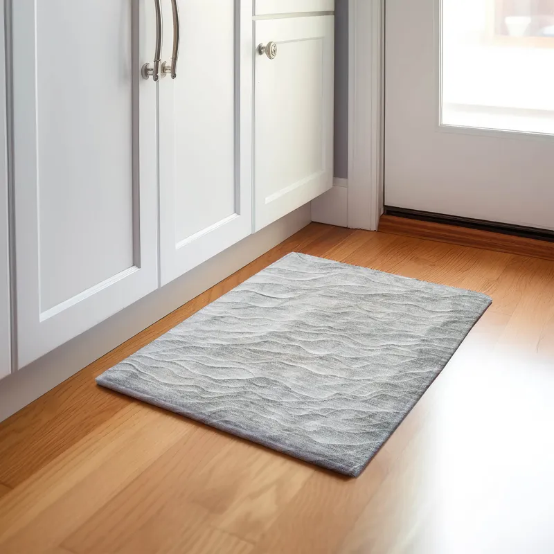 Machine Washable Indoor/Outdoor Pacifica Taupe 1\'8\" x 2\'6\" Rug