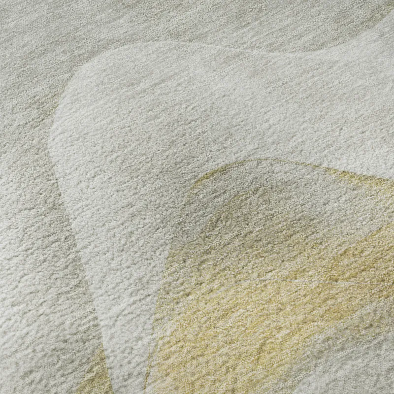 Machine Washable Indoor/Outdoor Pacifica Silver 5\' x 7\'6\" Rug