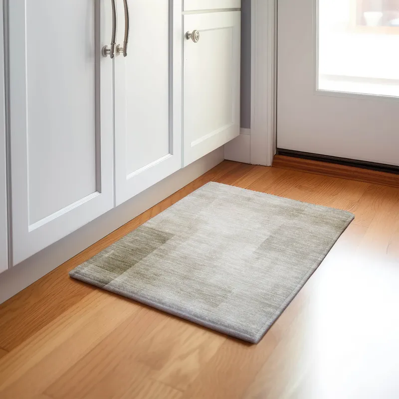Machine Washable Indoor/Outdoor Pacifica Khaki 1\'8\" x 2\'6\" Rug