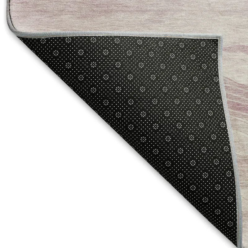 Machine Washable Indoor/Outdoor Pacifica Pink 5\' x 7\'6\" Rug