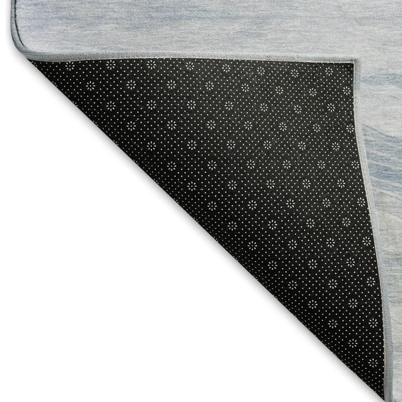 Machine Washable Indoor/Outdoor Pacifica Sky 1\'8\" x 2\'6\" Rug