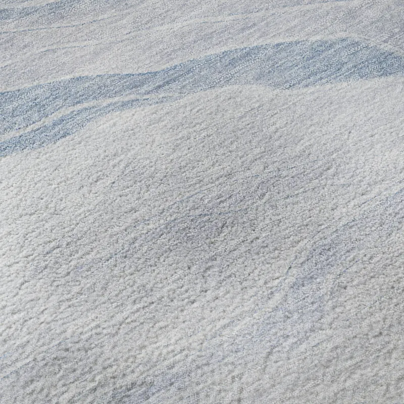 Machine Washable Indoor/Outdoor Pacifica Sky 1\'8\" x 2\'6\" Rug