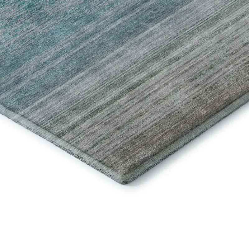 Machine Washable Indoor/Outdoor Pacifica Sky 9\' x 12\' Rug