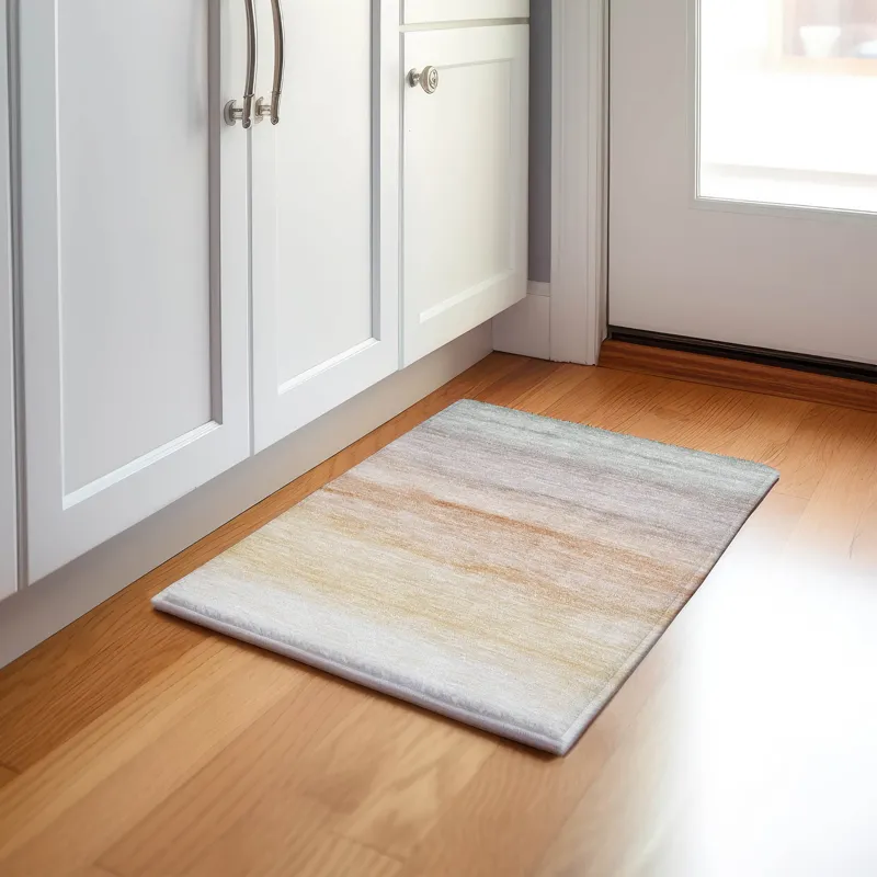 Machine Washable Indoor/Outdoor Pacifica Coral 1\'8\" x 2\'6\" Rug