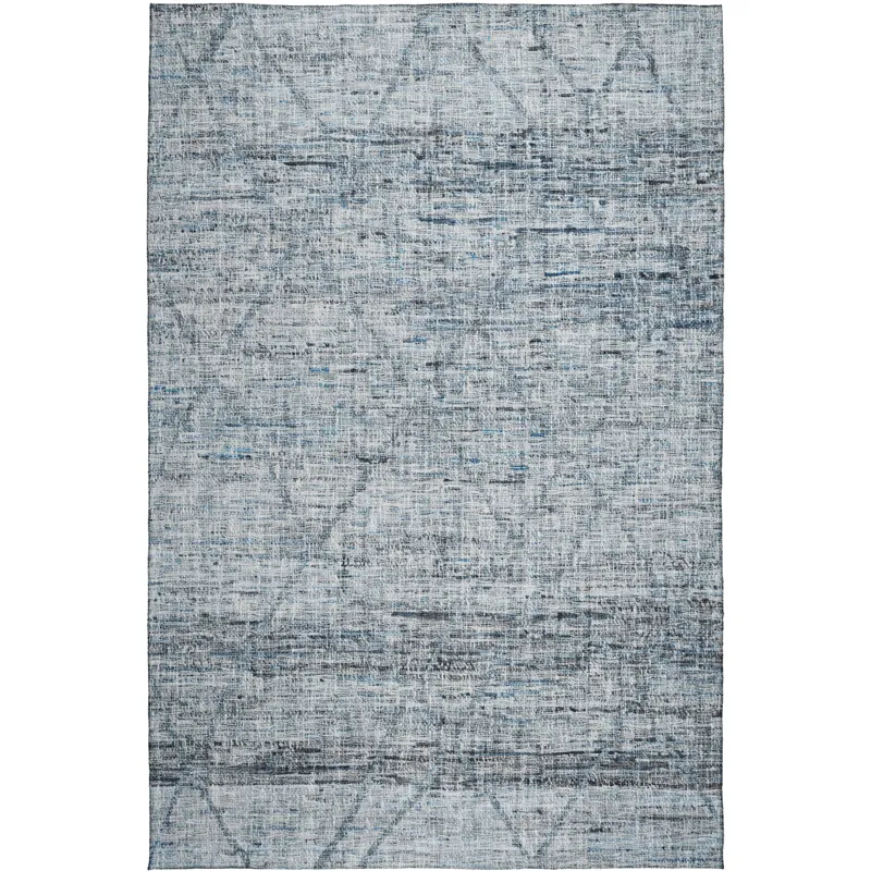 Luxury Washable Indoor/Outdoor Portico Blue 8\' x 10\' Rug