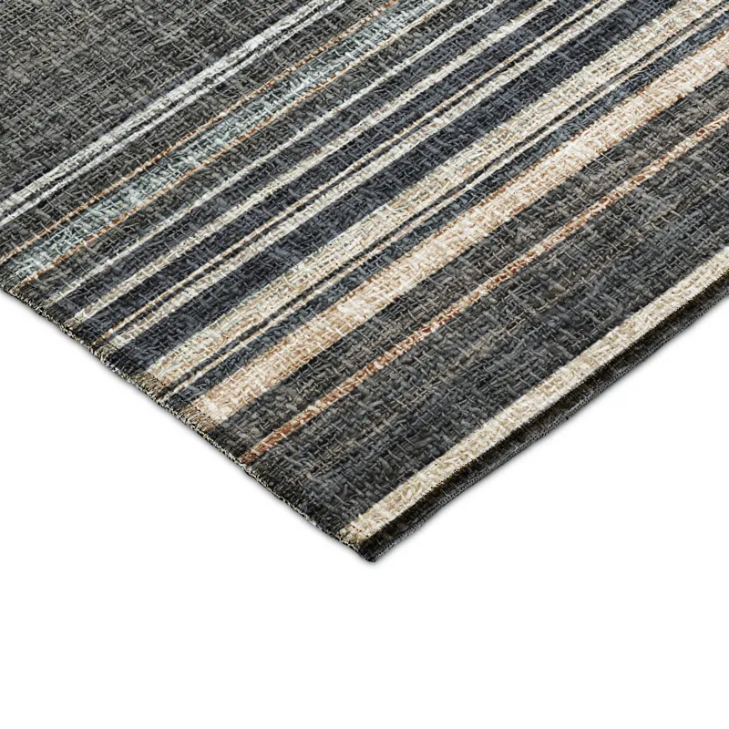 Luxury Washable Indoor/Outdoor Portico Chocolate 3\' x 5\' Rug