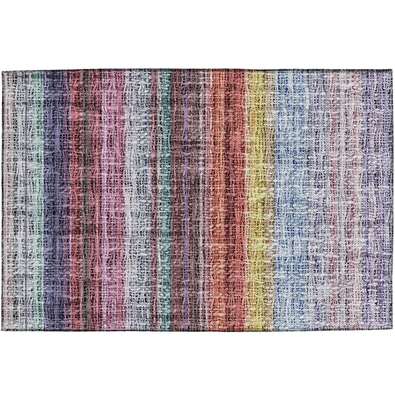 Luxury Washable Indoor/Outdoor Portico Lavender 1\'8\" x 2\'6\" Rug