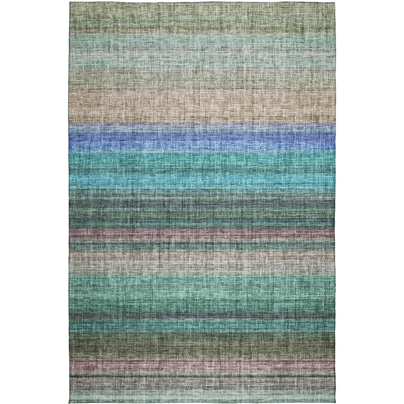 Luxury Washable Indoor/Outdoor Portico Sage 5\' x 7\'6\" Rug