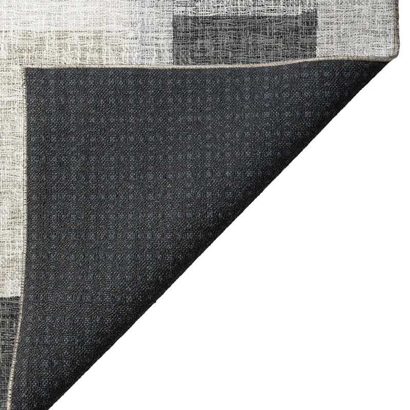 Luxury Washable Indoor/Outdoor Portico Gray 10\' x 14\' Rug