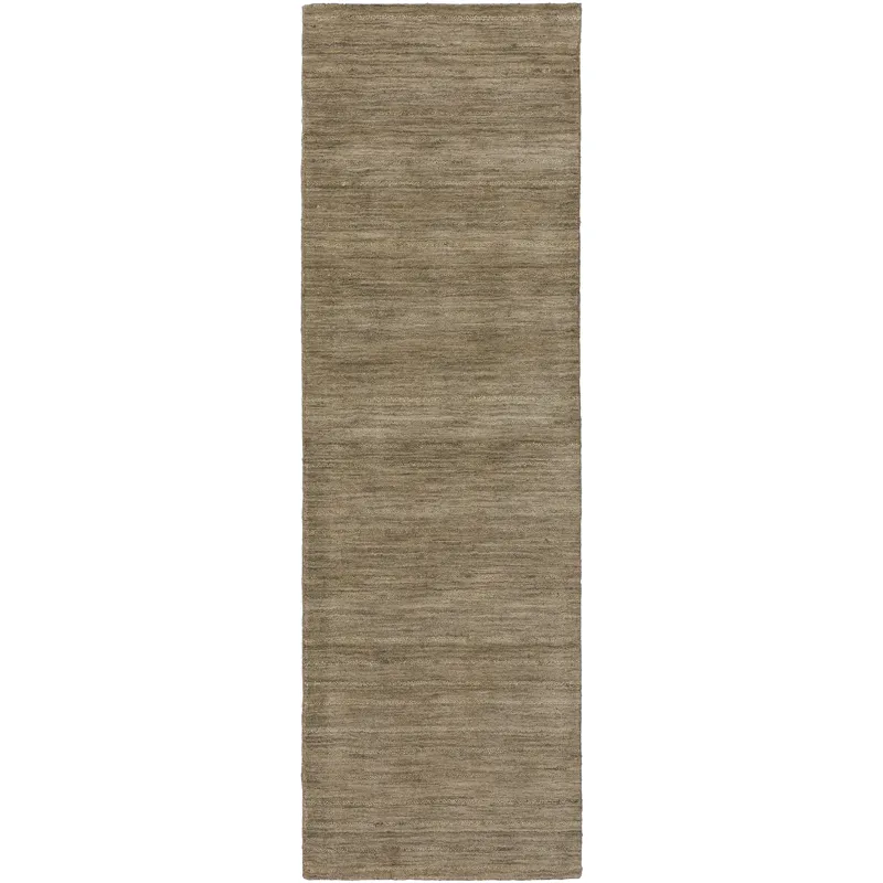 Rafia Taupe 2\'3\" x 7\'6\" Runner Rug