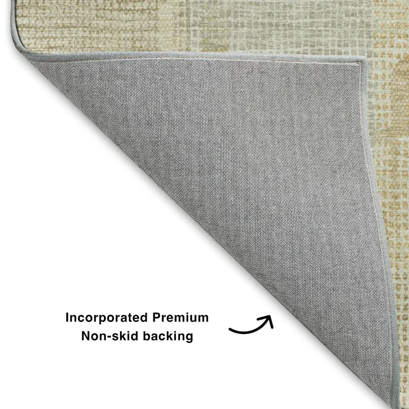 Luxury Washable Indoor/Outdoor Ravenna Beige 10\' x 14\' Rug