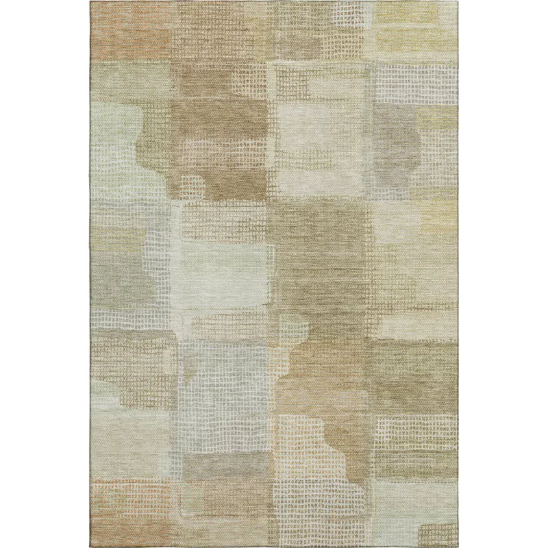 Luxury Washable Indoor/Outdoor Ravenna Beige 10\' x 14\' Rug