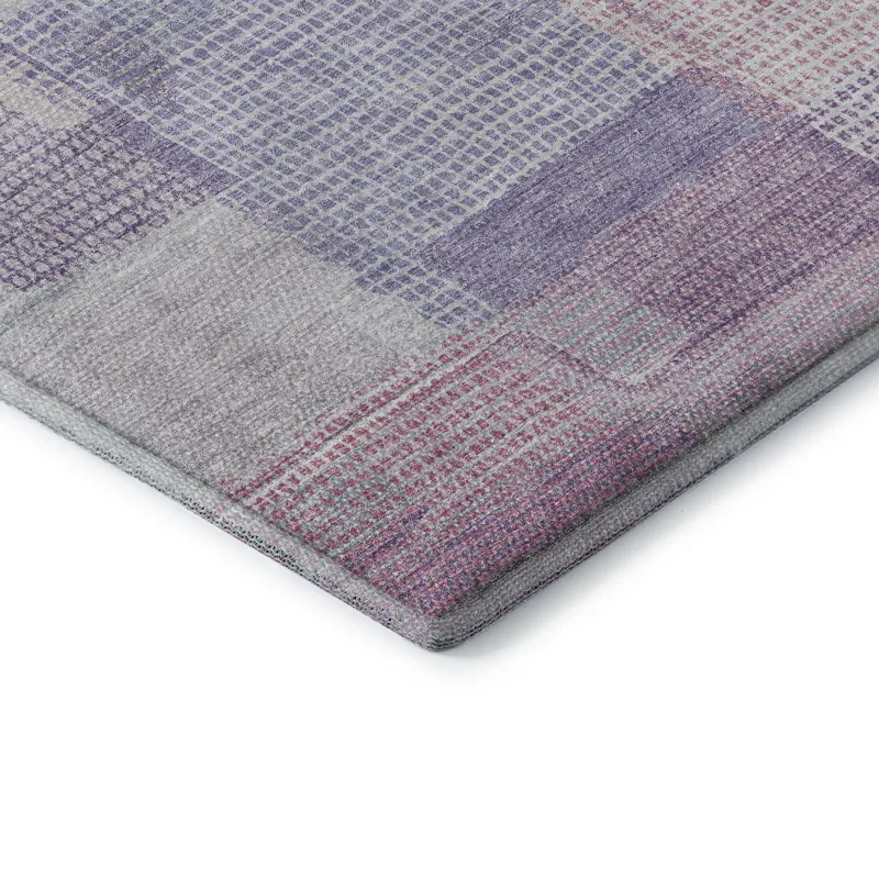 Luxury Washable Indoor/Outdoor Ravenna Lavender 2\'6\" x 3\'10\" Rug