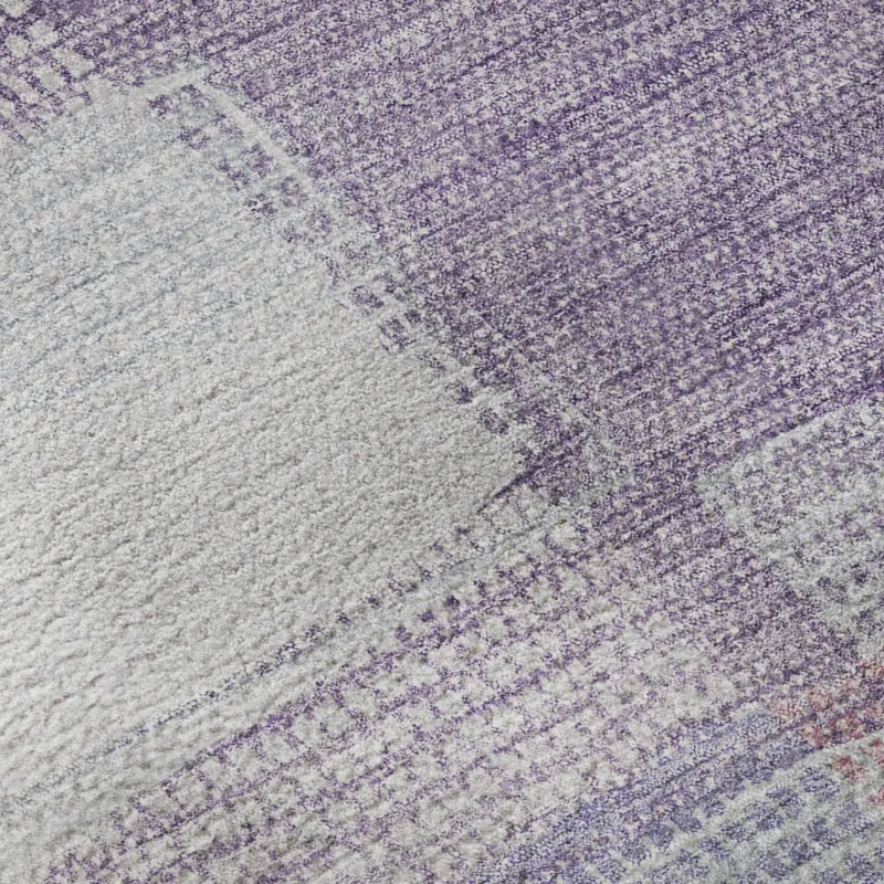 Luxury Washable Indoor/Outdoor Ravenna Lavender 2\'6\" x 3\'10\" Rug