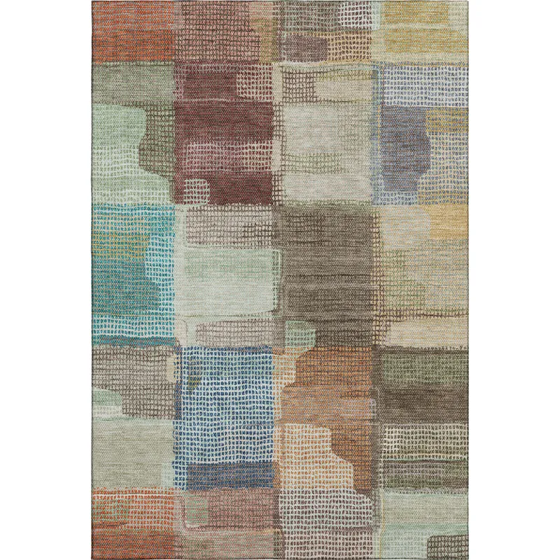 Luxury Washable Indoor/Outdoor Ravenna Putty 2\'6\" x 3\'10\" Rug