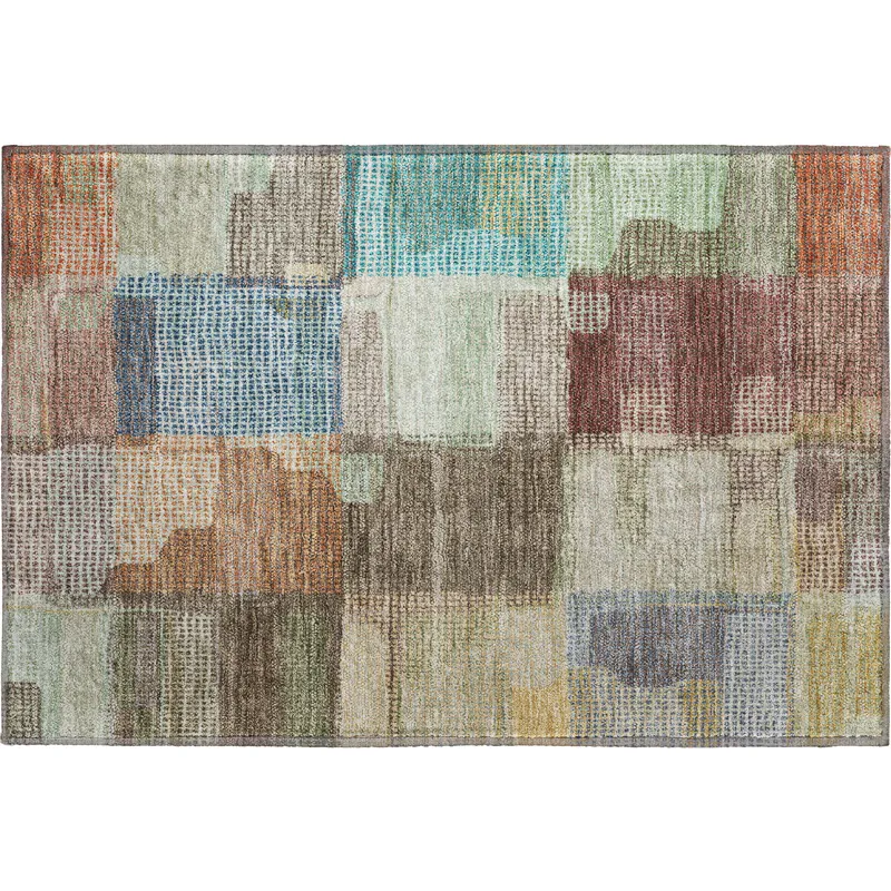 Luxury Washable Indoor/Outdoor Ravenna Putty 1\'8\" x 2\'6\" Rug